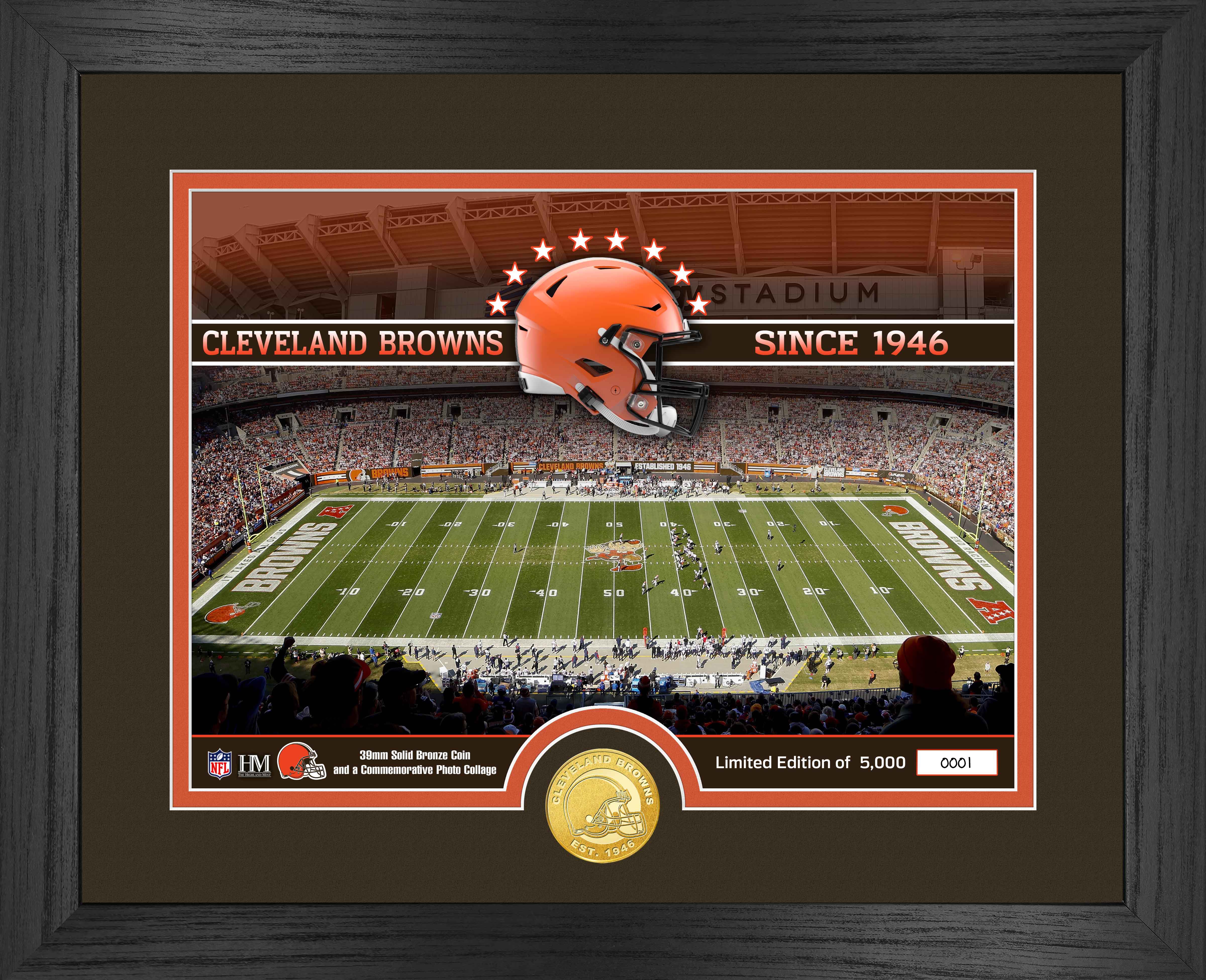 Cleveland Browns Stadium Bronze Coin Photo Mint