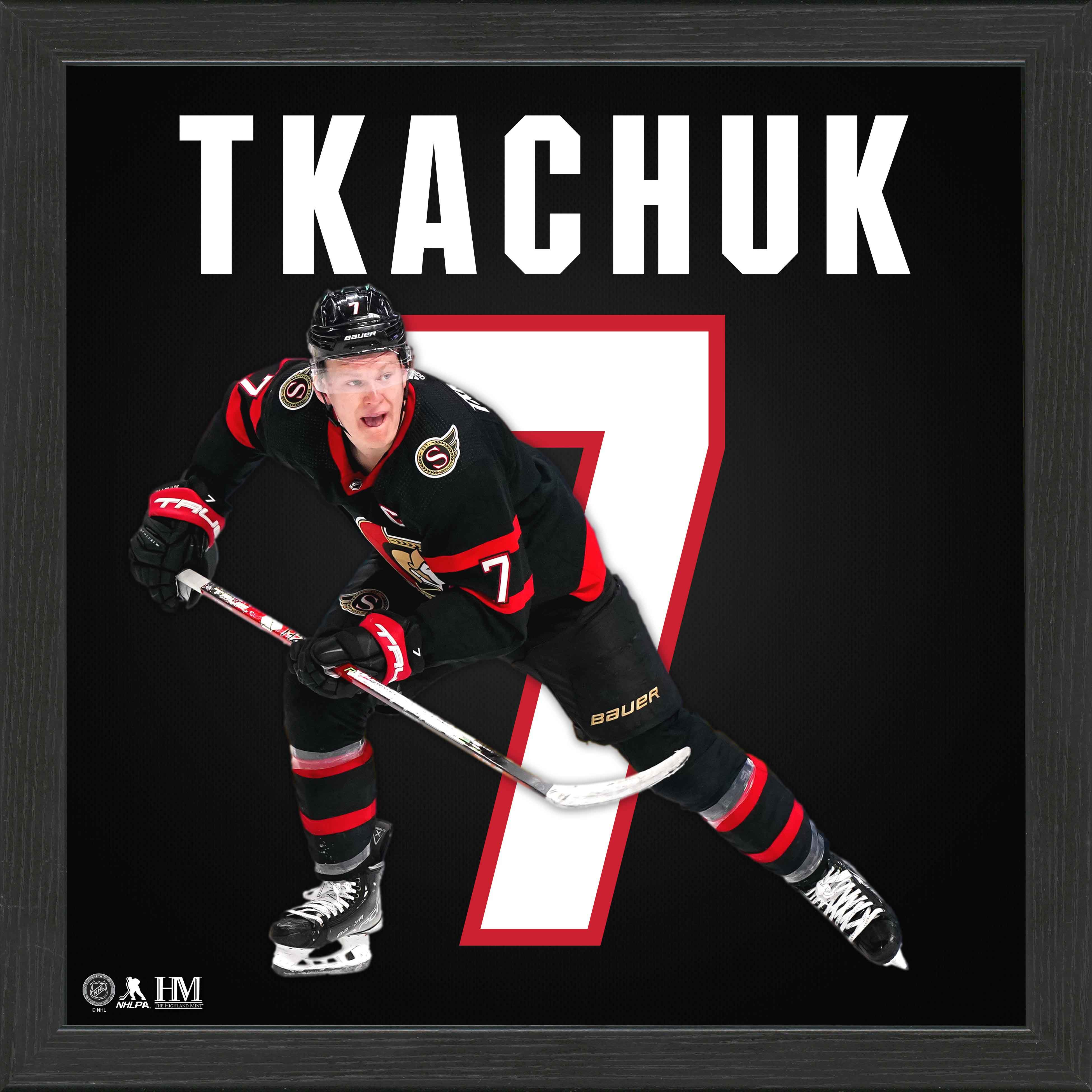 Brady Tkachuk Impact Jersey Frame