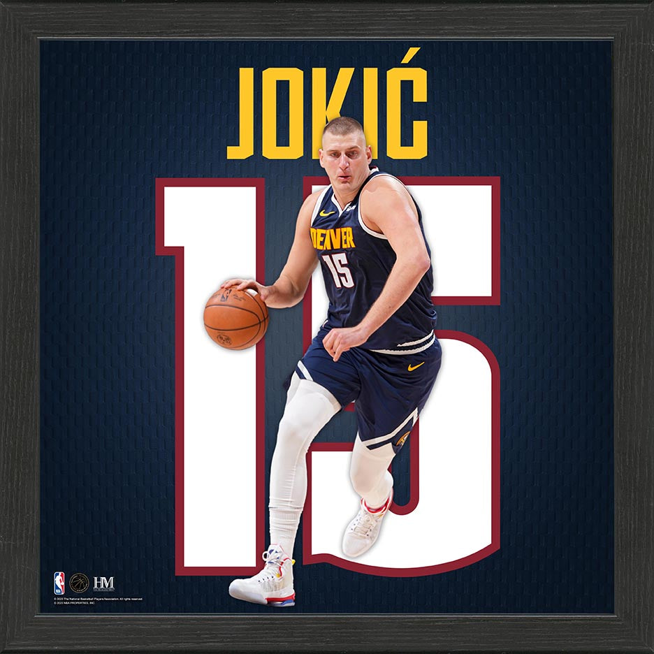 Nikola Jokic Denver Nuggets IMPACT Jersey Frame