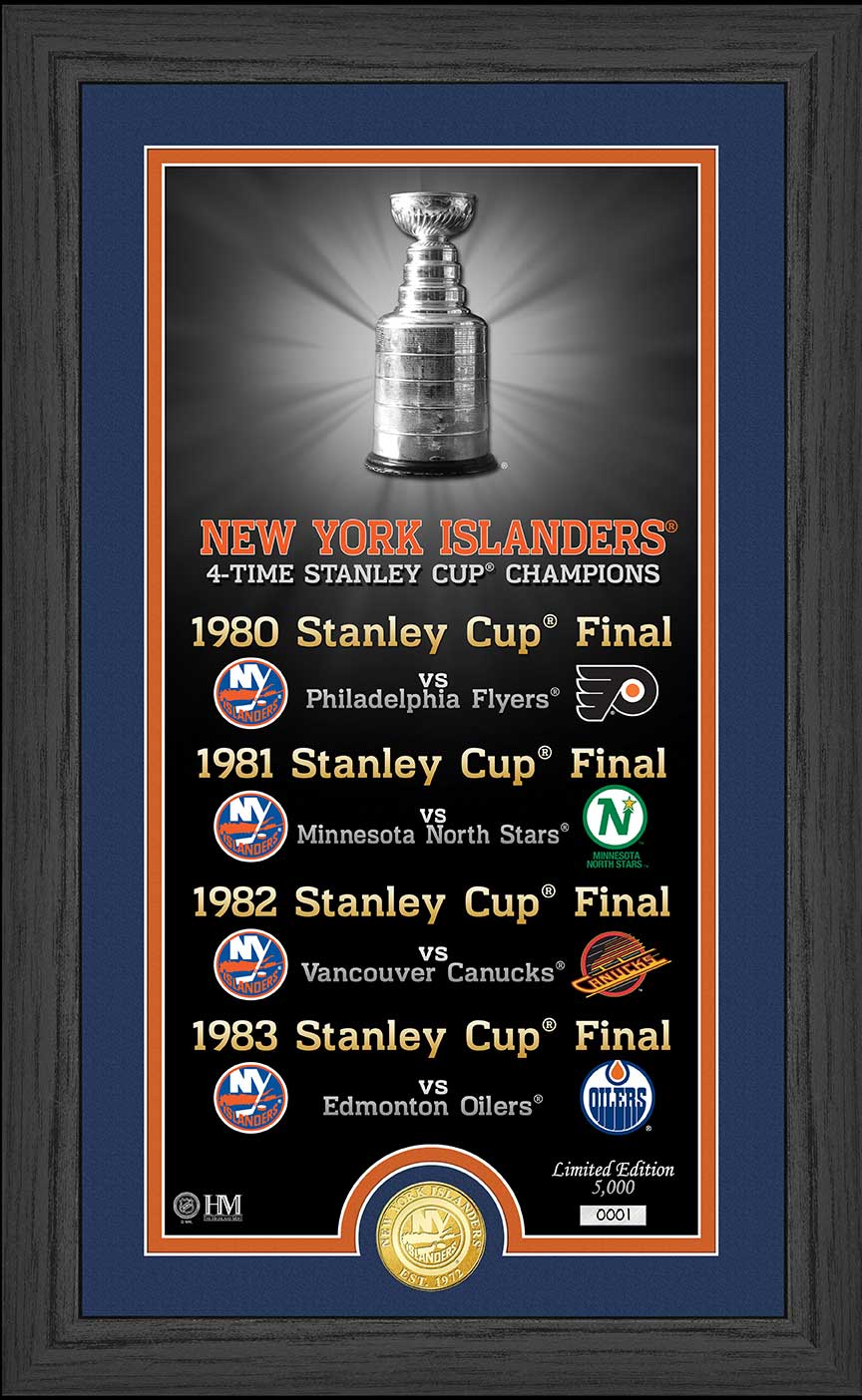 New York Islanders "Legacy" Supreme Bronze Coin Panoramic Photo Mint