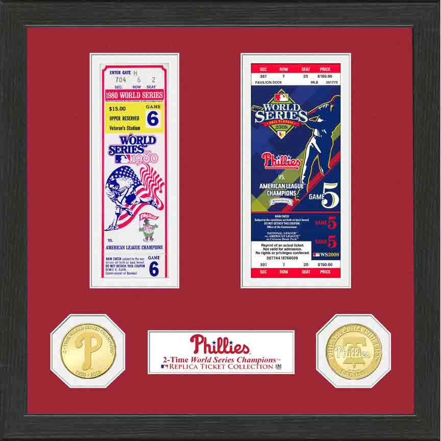 Philadelphia Phillies World Series Ticket Collection