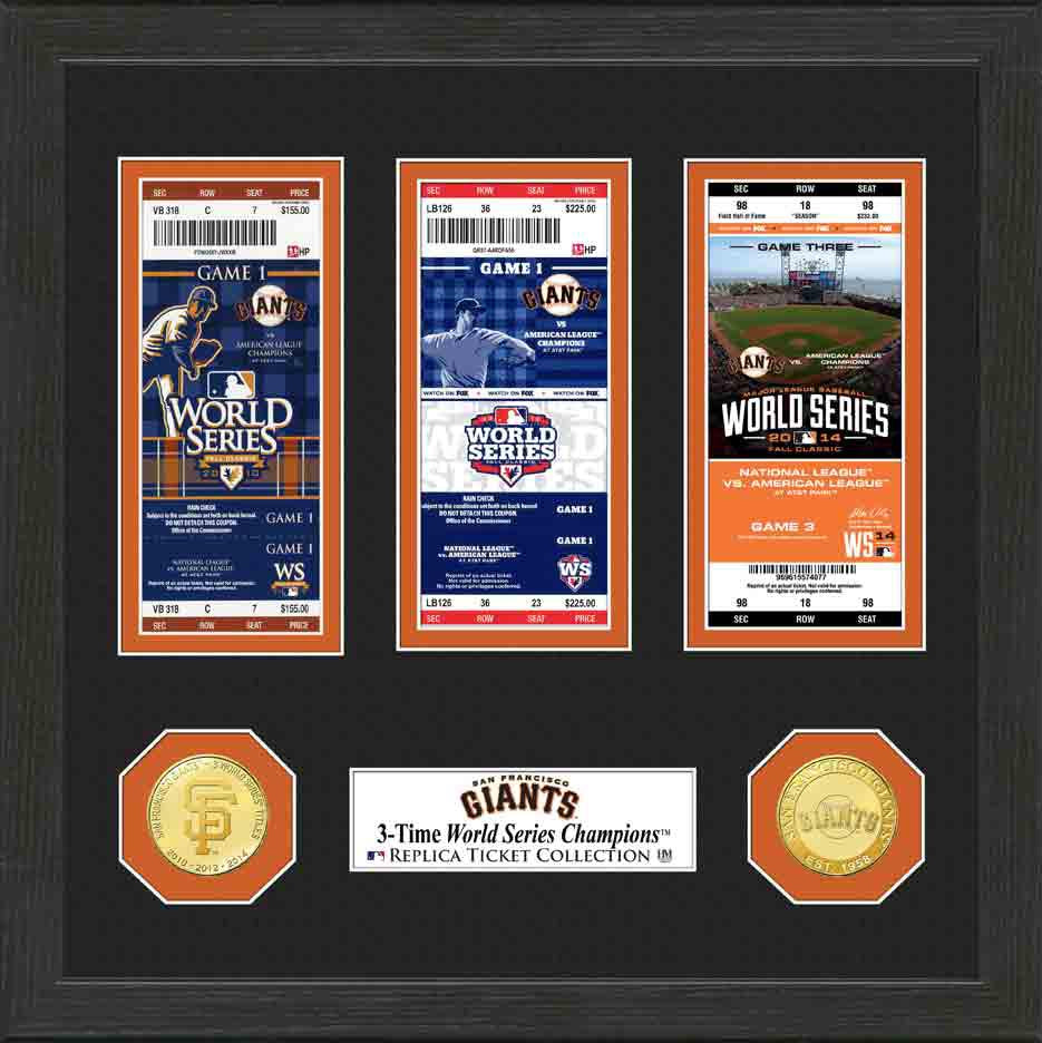 San Francisco Giants World Series Ticket Collection