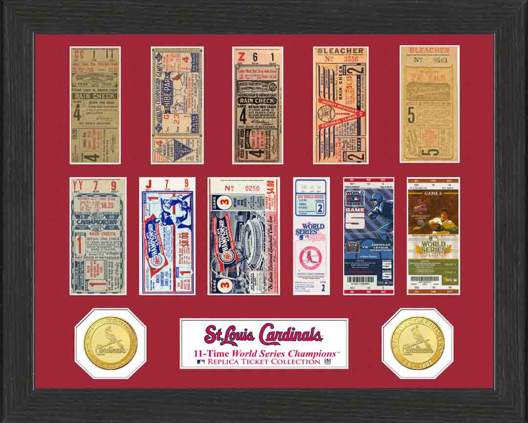St. Louis Cardinals World Series Ticket Collection