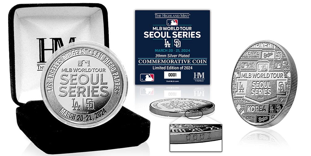 MLB World Tour Seoul Series 2024 Silver Mint Coin