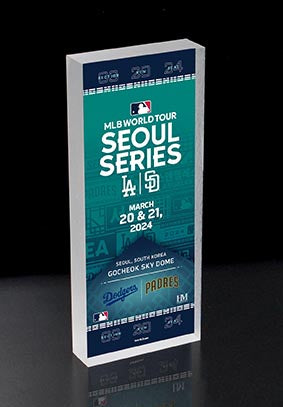 MLB World Series Tour Seoul Series 2024 3D Ticket BlocKart