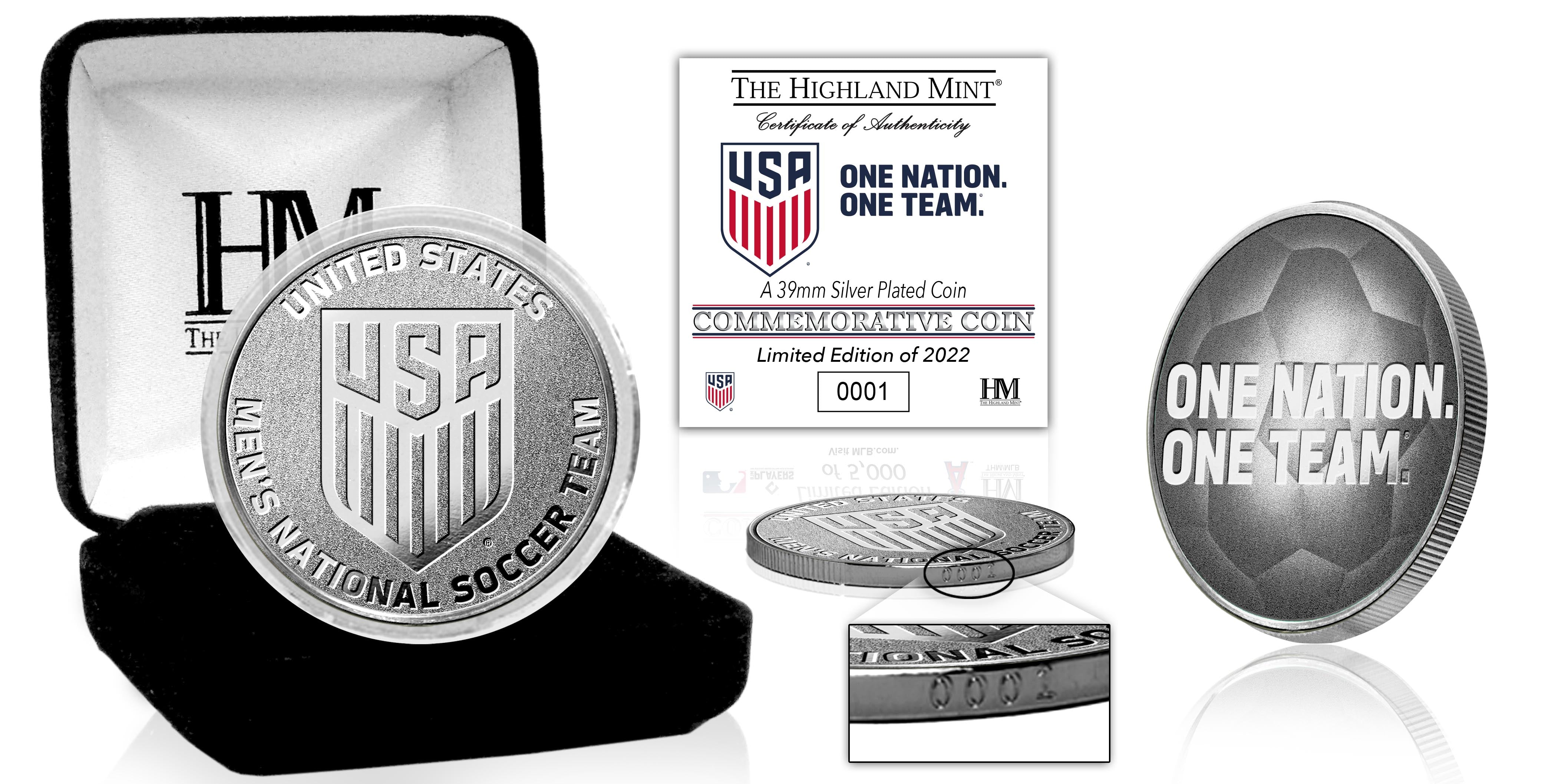 United States Men's National Soccer Team Silver Mint Coin