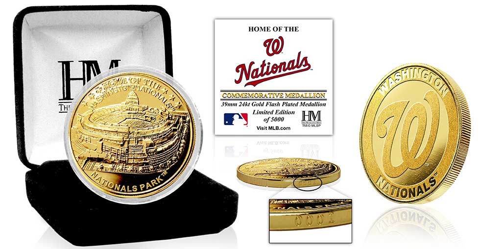 Washington Nationals Stadium Gold Mint Coin