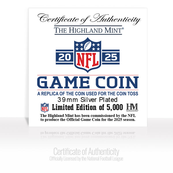 Pittsburgh Steelers NFL 2025 Coin Toss Silver Coin