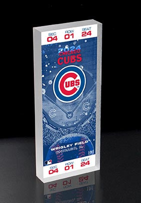 Chicago Cubs 2024 3D Ticket BlocKart
