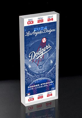 Los Angeles Dodgers 2024 3D Ticket BlocKart