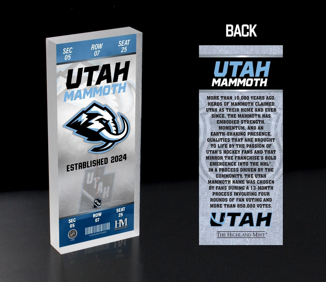 Utah Mammoth 3D Ticket BlocKart
