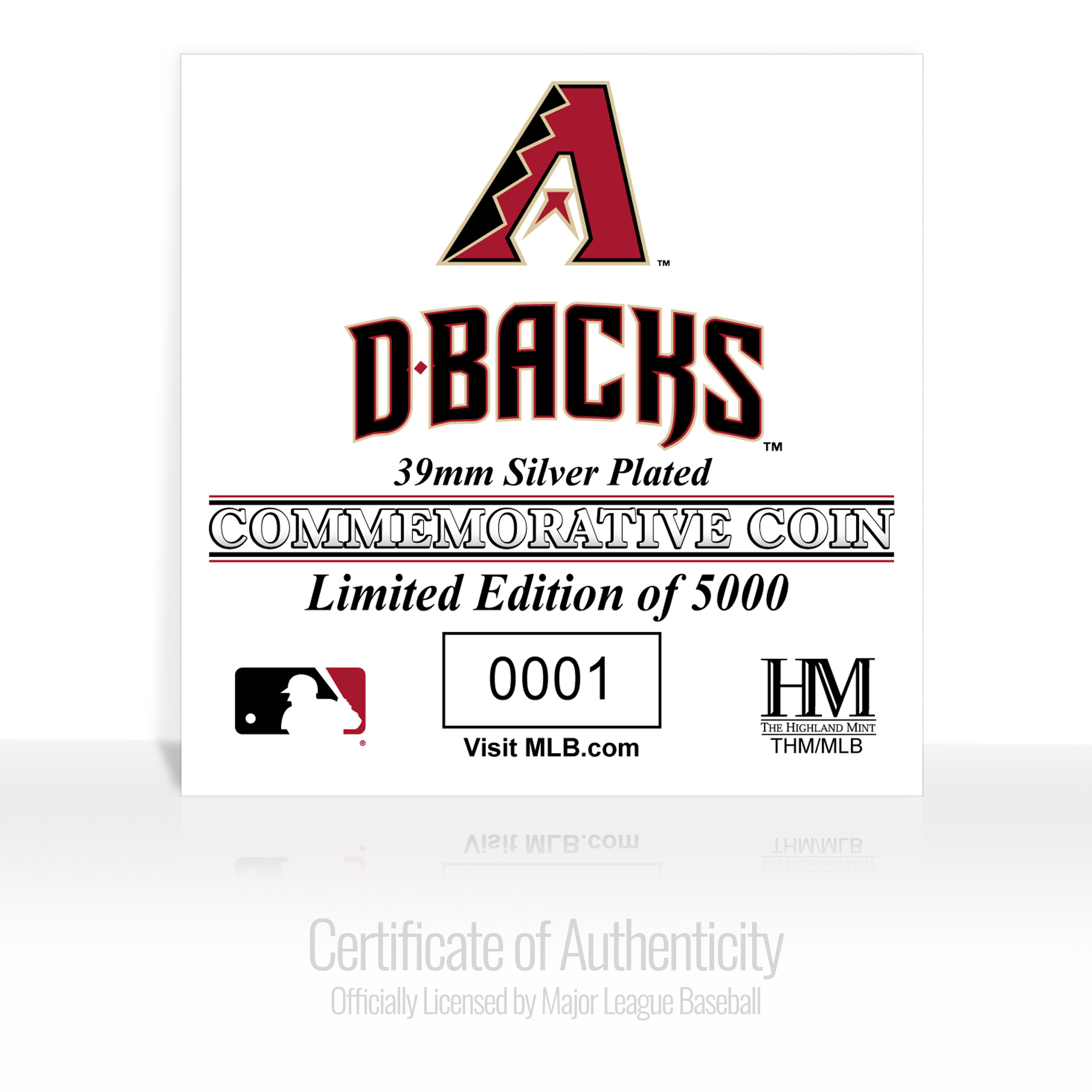 Arizona Diamondbacks Silver Coin
