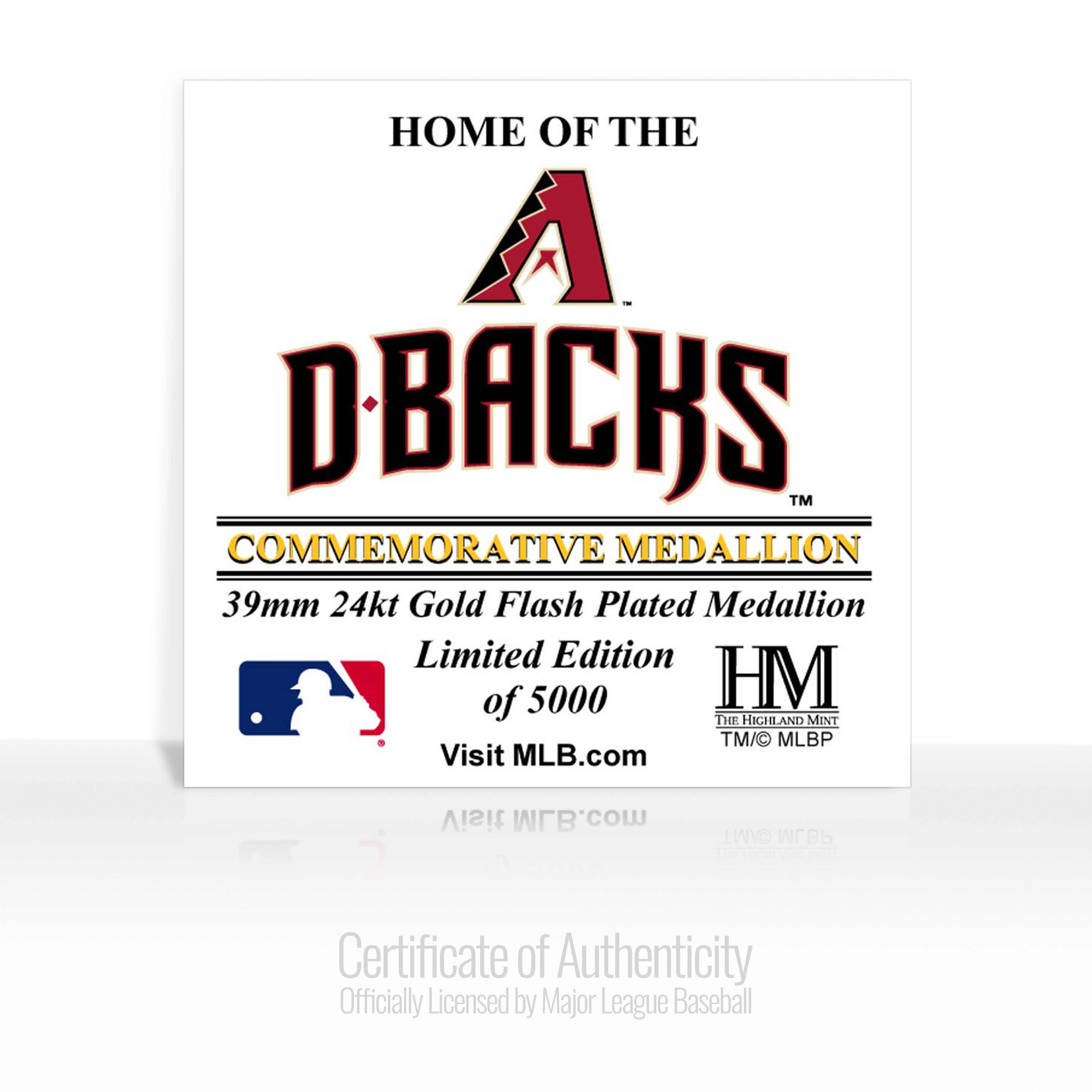 Arizona Diamondbacks Stadium Gold Mint Coin