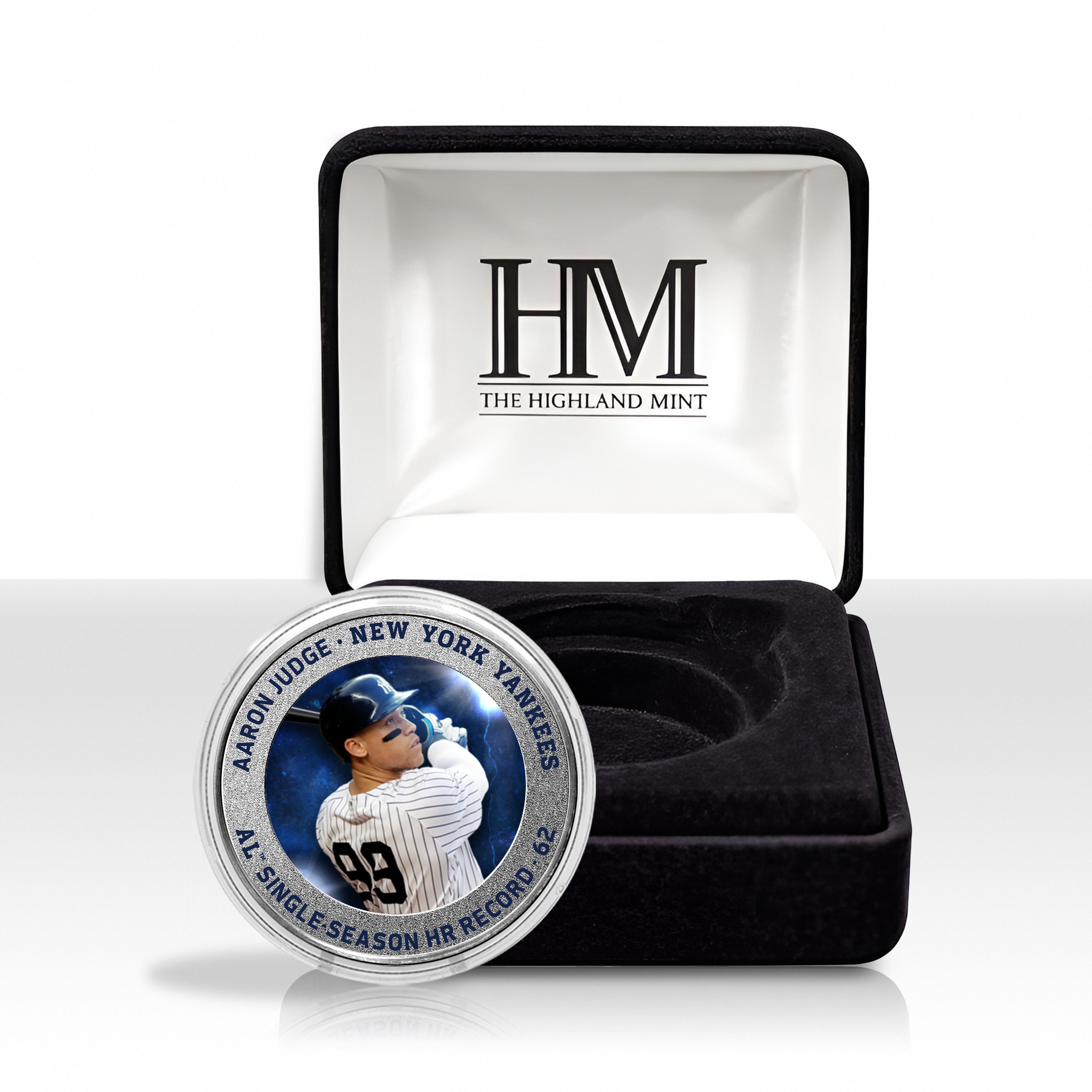 Aaron Judge AL Single Season Home Run Record 62 Silver Coin