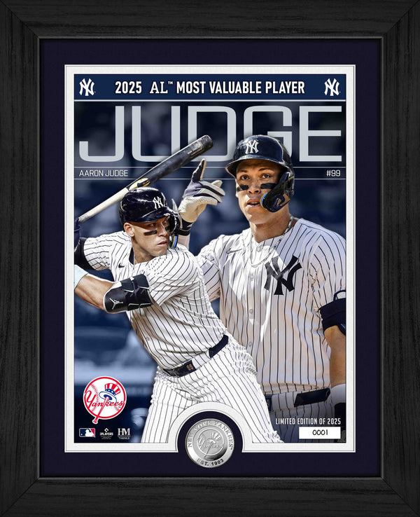 Aaron Judge American League MVP Bronze Coin Photo Mint