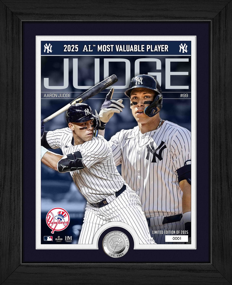 Aaron Judge American League MVP Bronze Coin Photo Mint