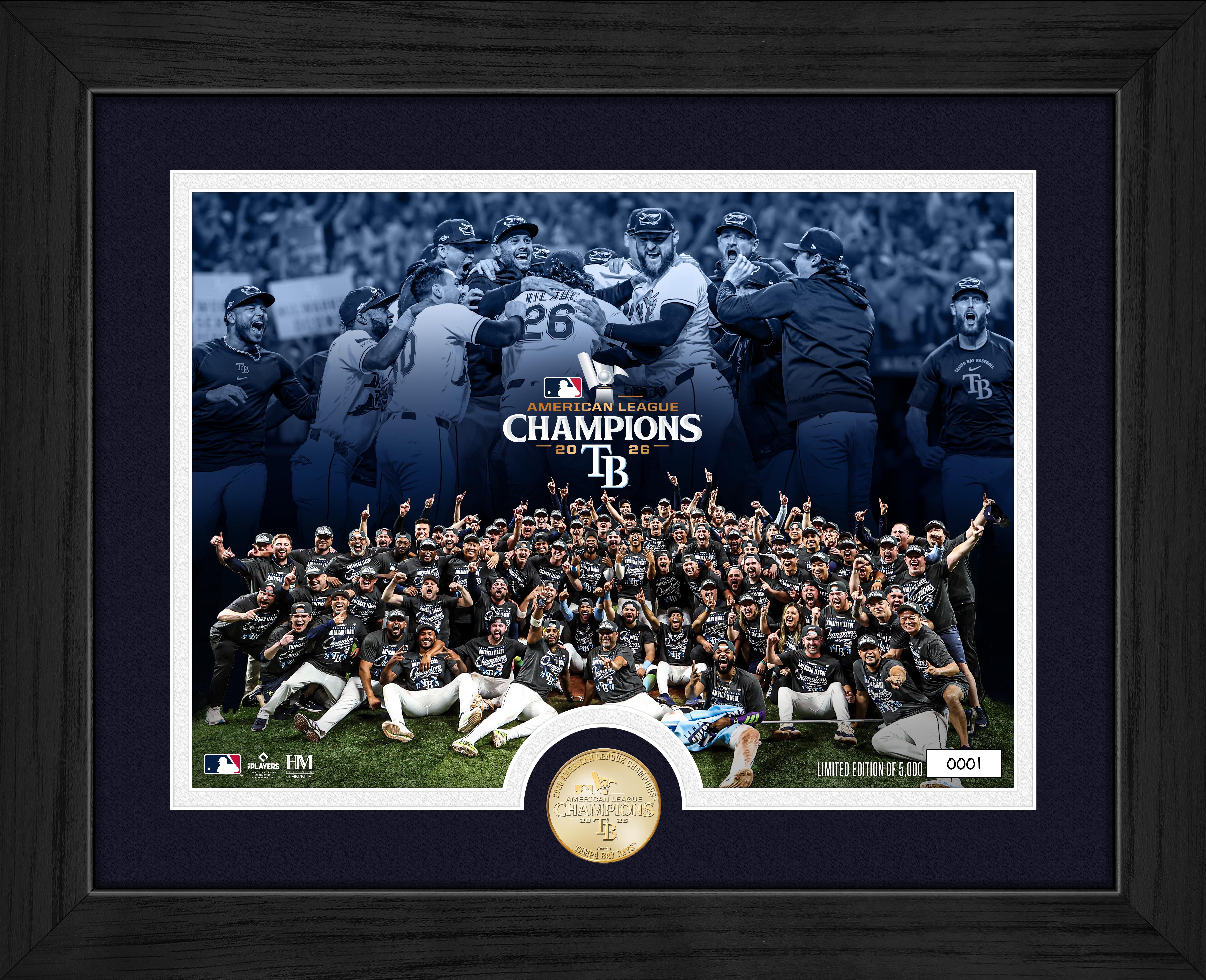 Tampa Bay Rays 2026 AL Champions Celebration Bronze Coin Photo Mint ...