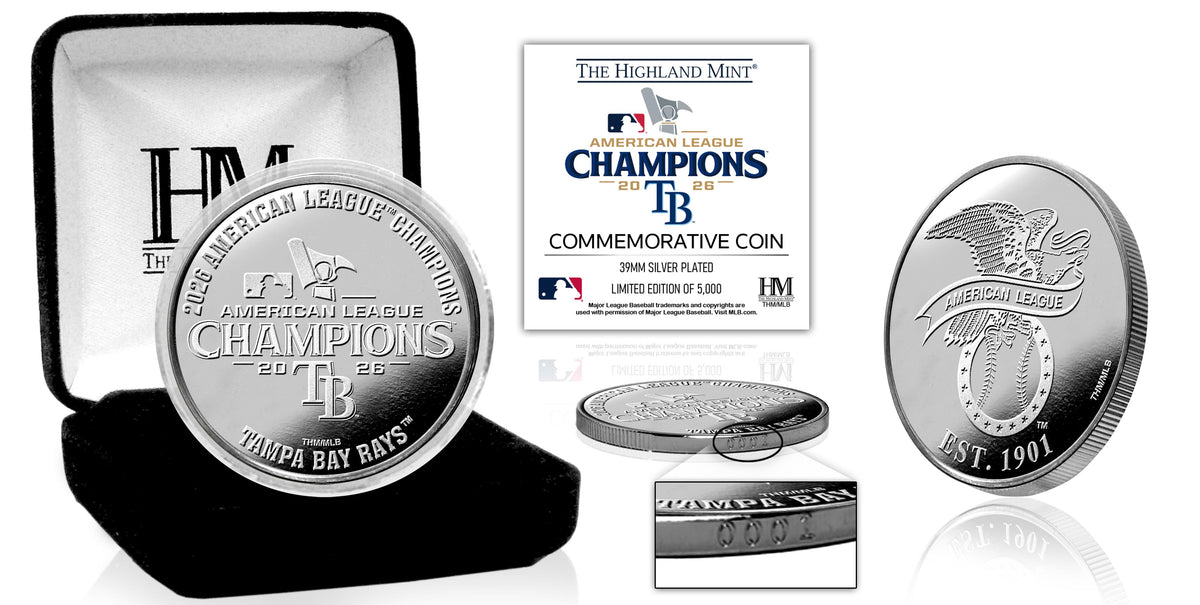 Tampa Bay Rays 2026 AL Champions Silver Coin