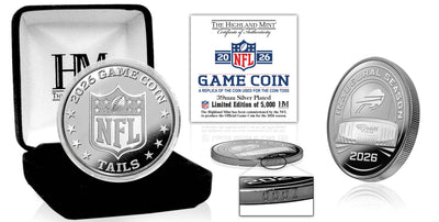 Buffalo Bills 2026 Silver Plated Game Flip Coin