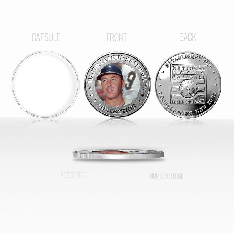 Bill Mazeroski Baseball Hall of Fame Silver Color Coin