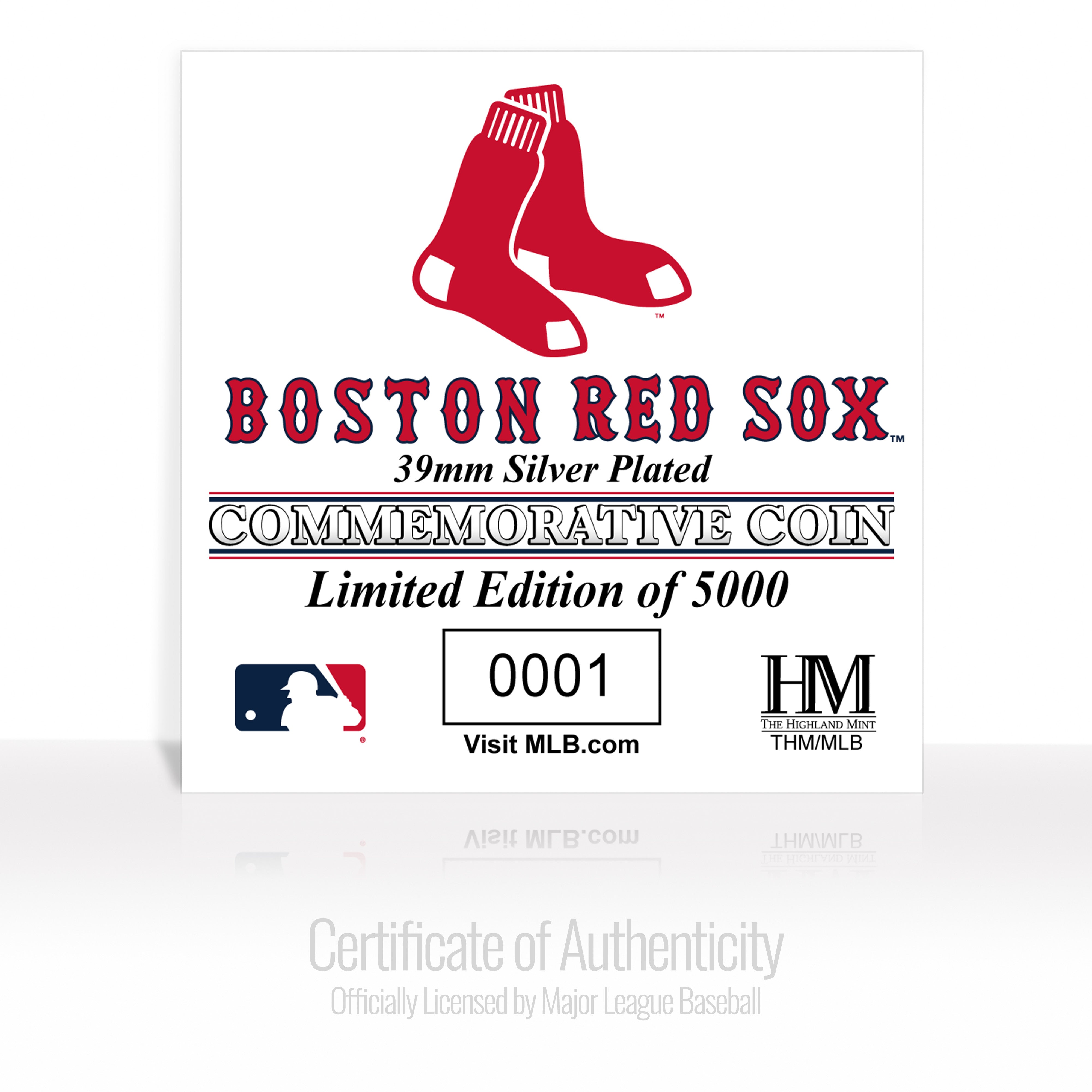 Boston Red Sox Silver Mint Coin