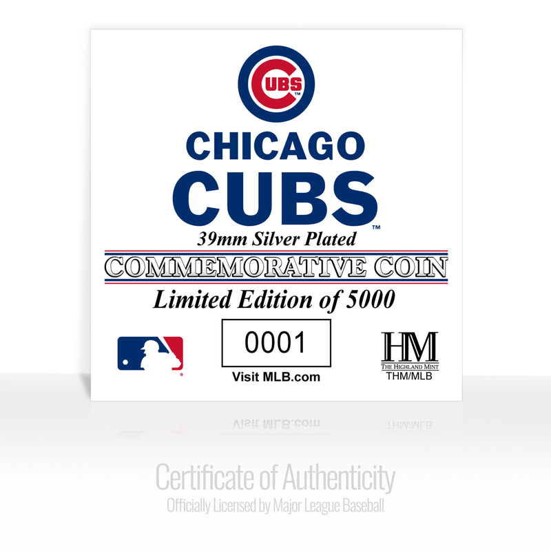 Chicago Cubs Silver Coin