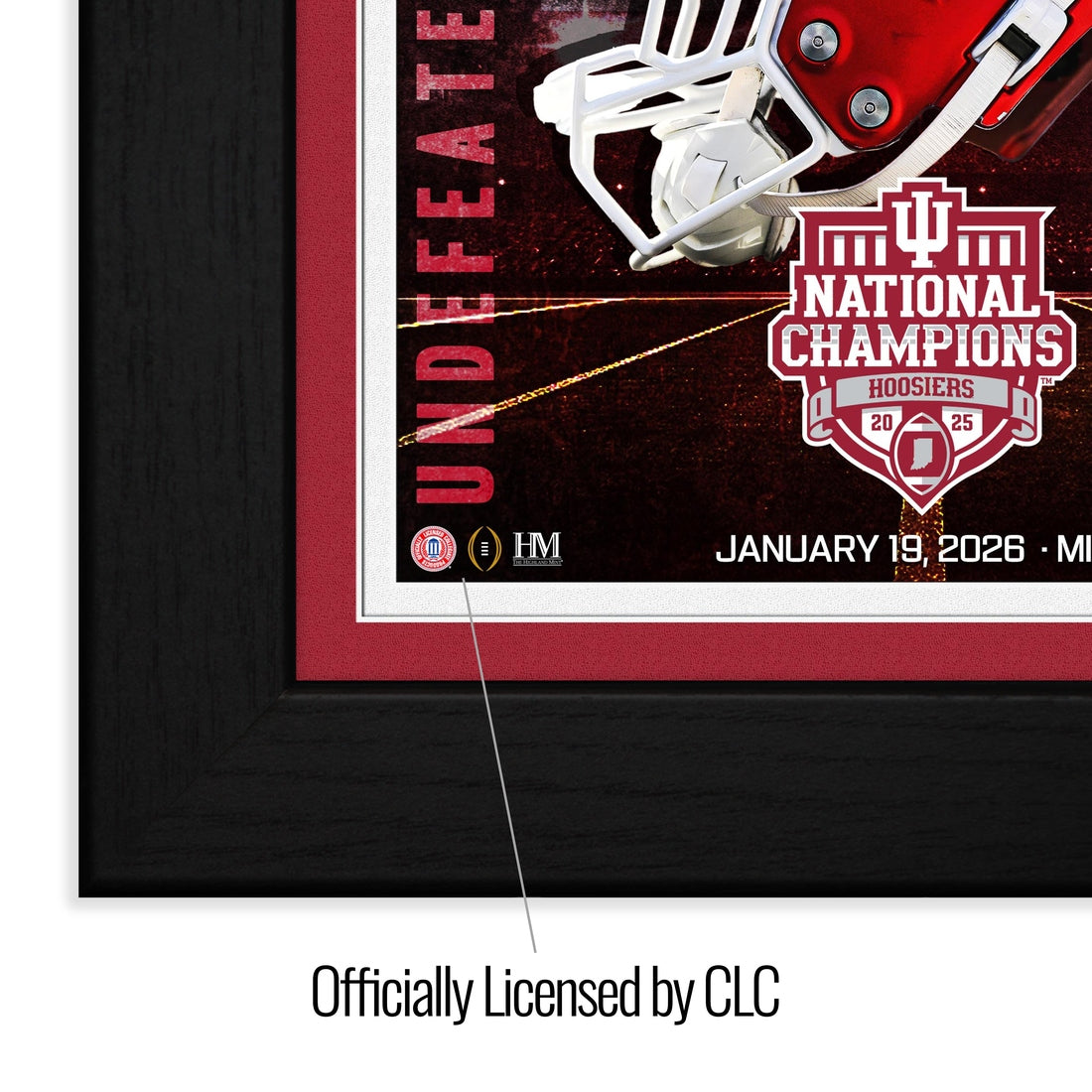 Indiana University 2025-26 CFP National Champions Team Force Bronze 2-Coin Photo Mint