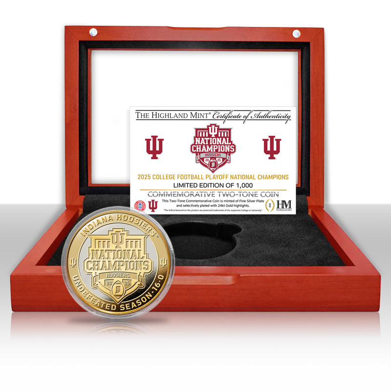 Indiana University 2025-26 CFP National Champions Two-Tone Coin - Commemorative Coins Coins Made in USA 2026