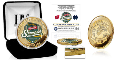 Notre Dame Fighting Irish 2026 Shamrock Series Commemorative Gold Color Coin