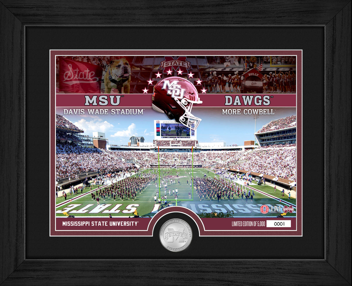 Mississippi State Stadium Silver Coin Photo Mint