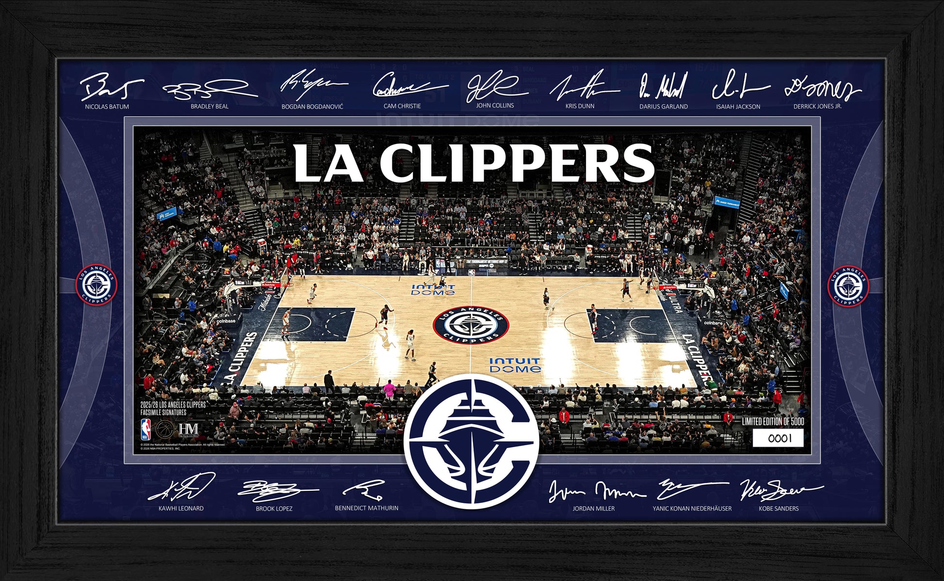 Los Angeles Clippers 2025 Signature Court