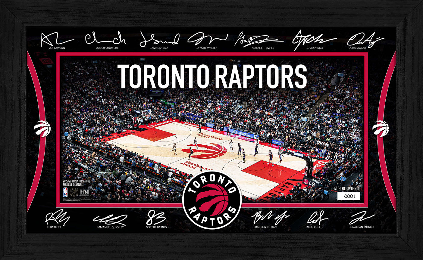 Toronto Raptors 2025 Signature Court 