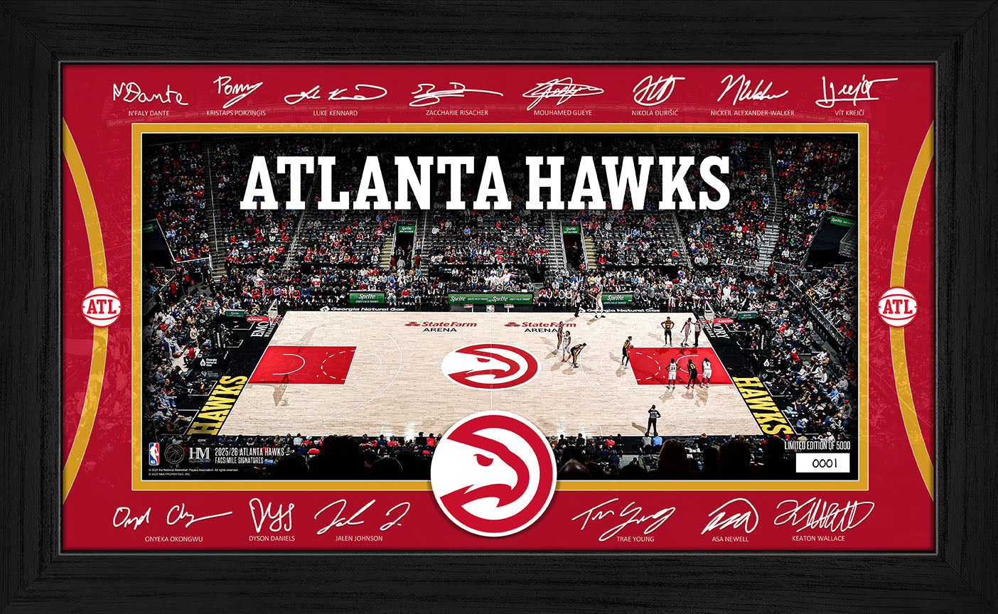 Atlanta Hawks 2025 Signature Court 