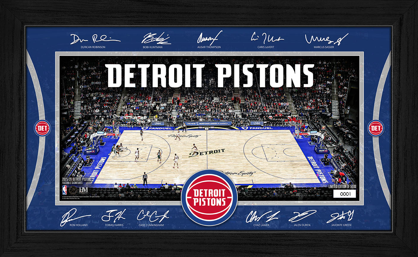 Detroit Pistons 2025 Signature Court 