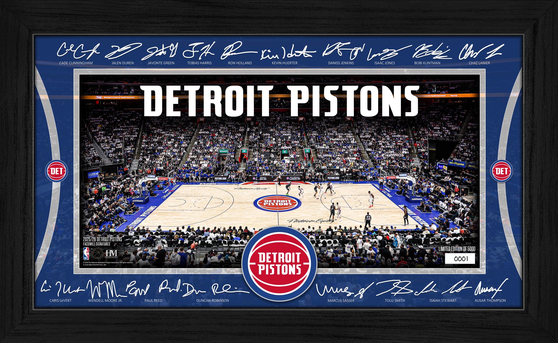 Detroit Pistons 2025 Signature Court 
