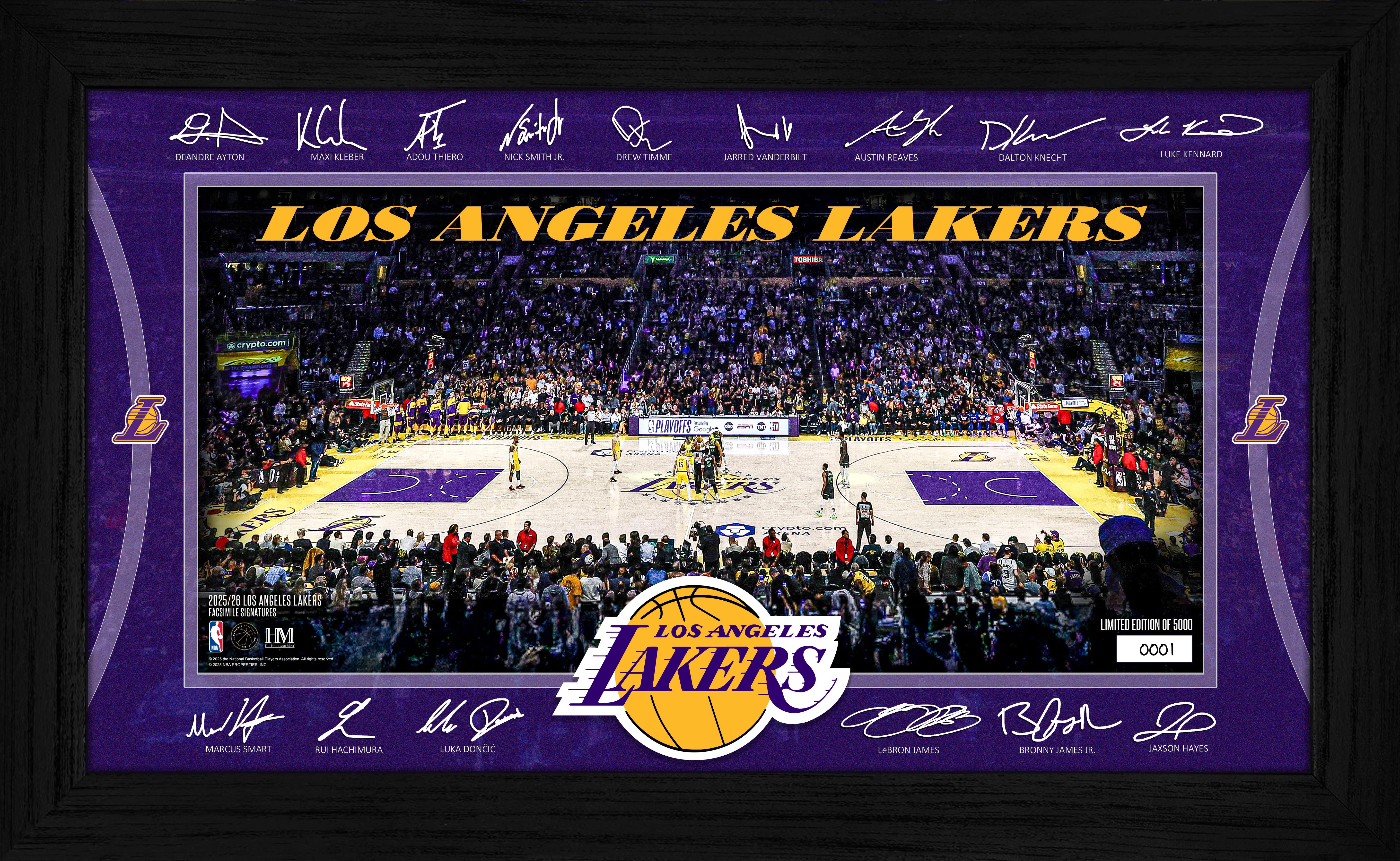 Los Angeles Lakers 2025 Signature Court