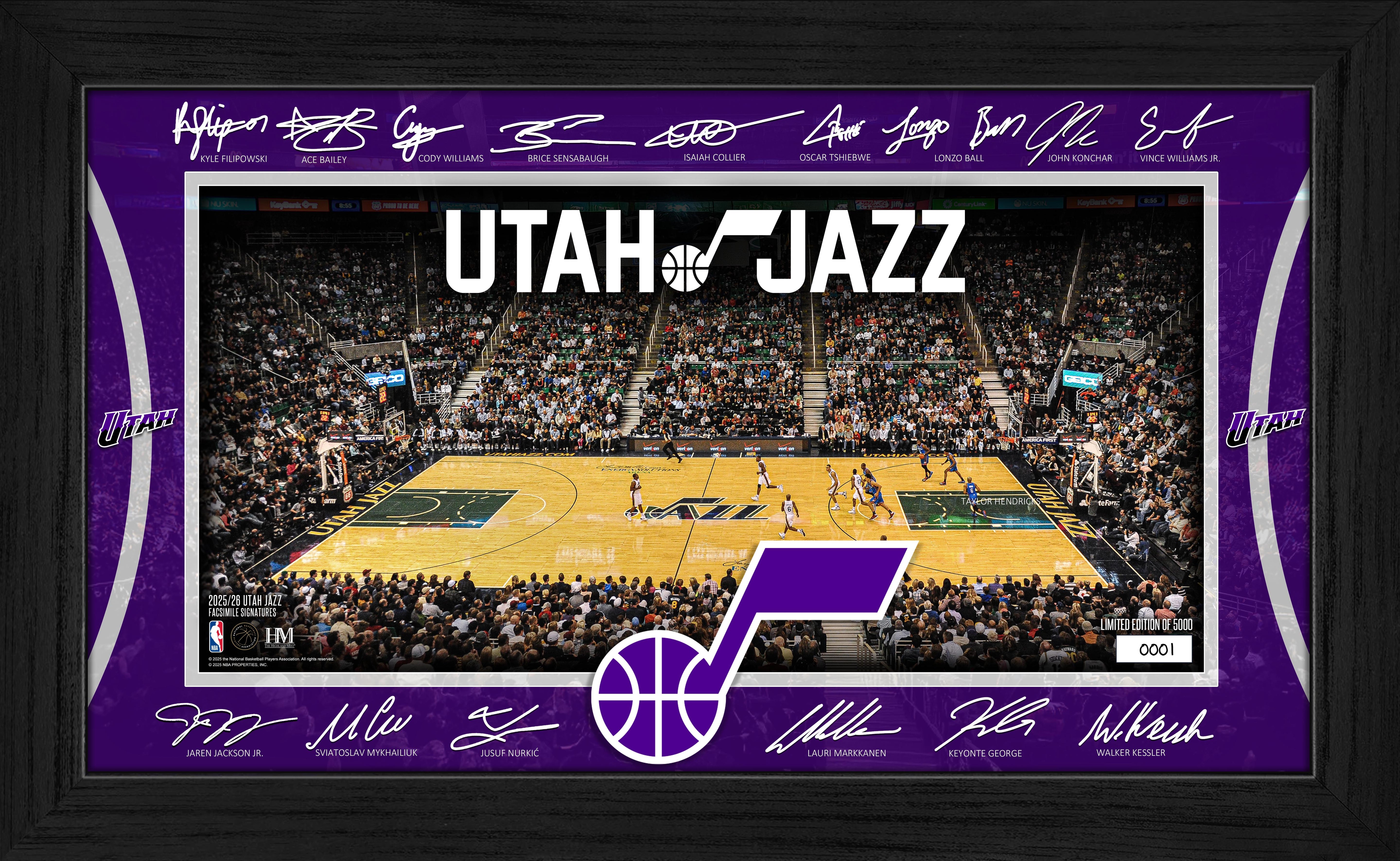 Utah Jazz 2025 Signature Court 