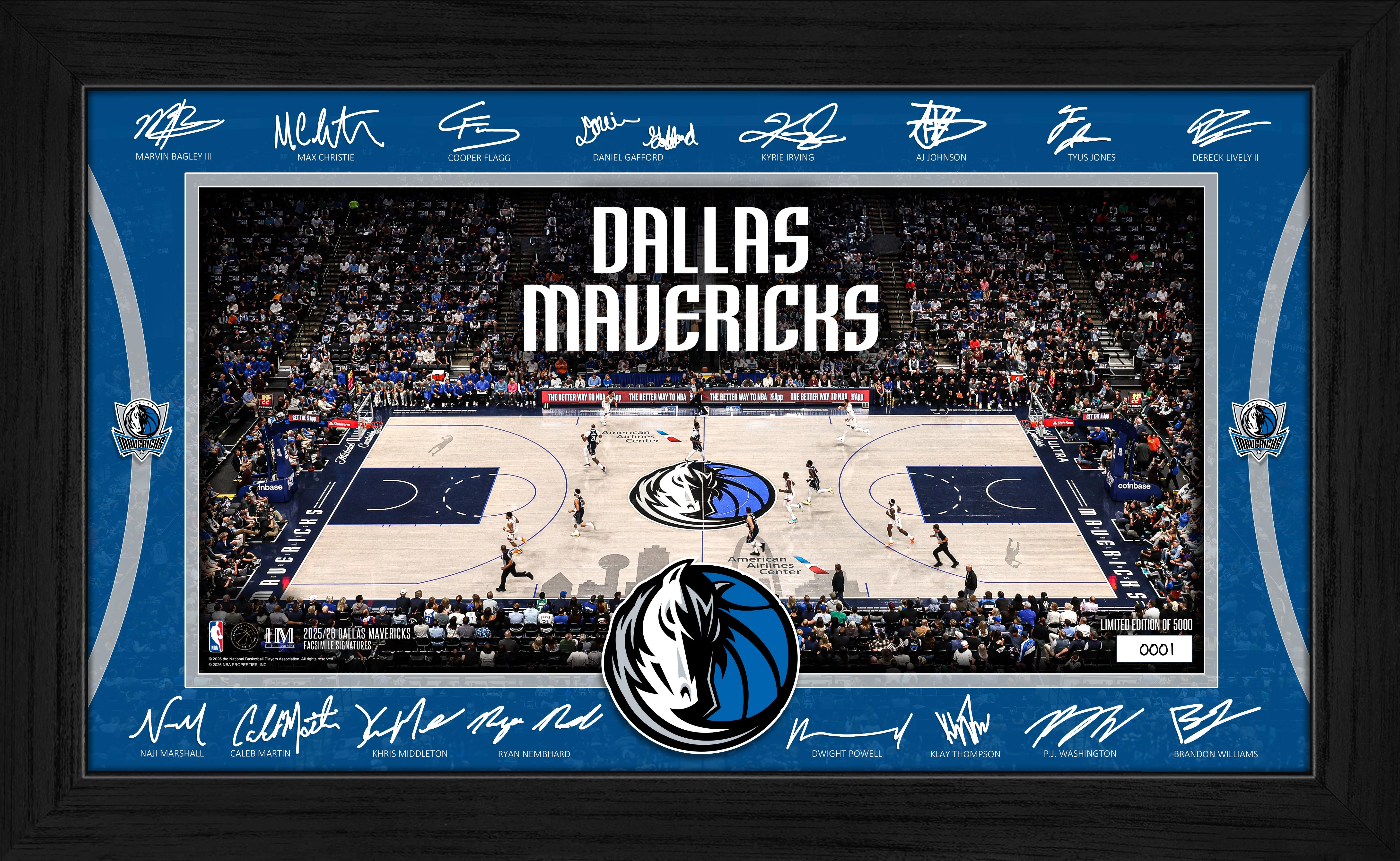Dallas Mavericks 2025 Signature Court