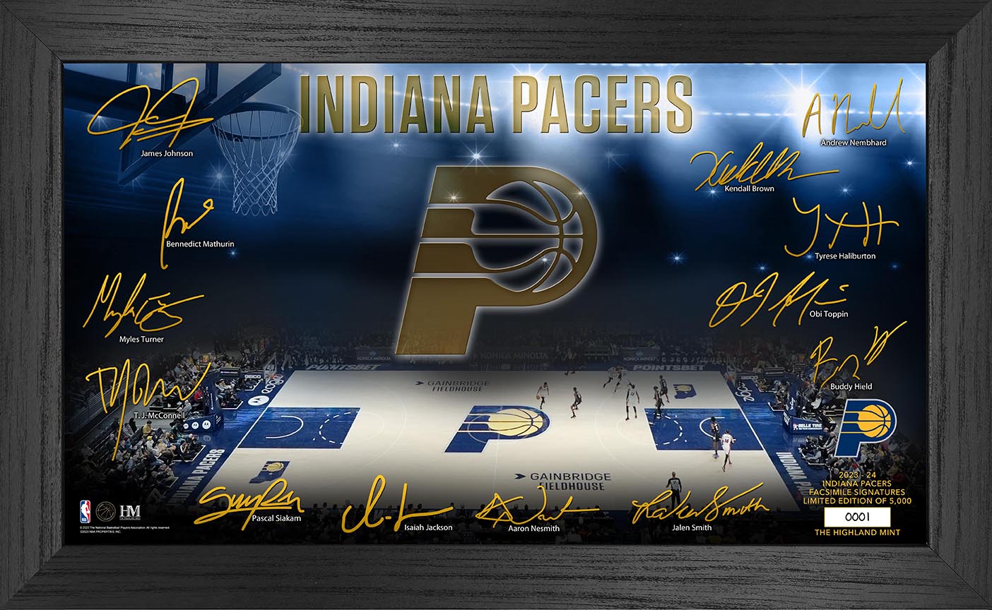 Indiana Pacers 2023-24 Signature Court
