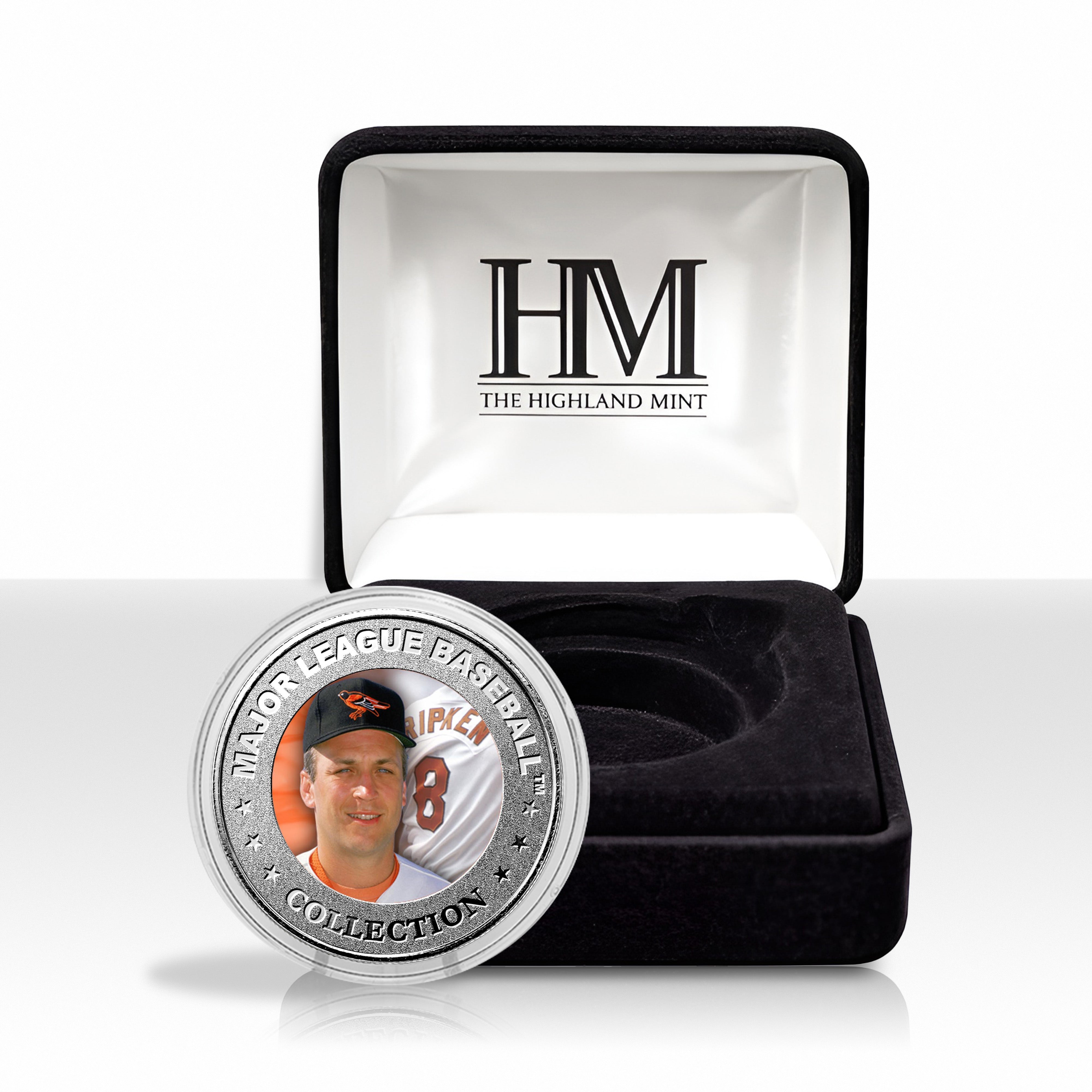 CAL RIPKEN JR. カル・リプケン・ジュニア コレクションボール Cal Ripken Jr. Baseball Hall of Fame Silver Color Coin