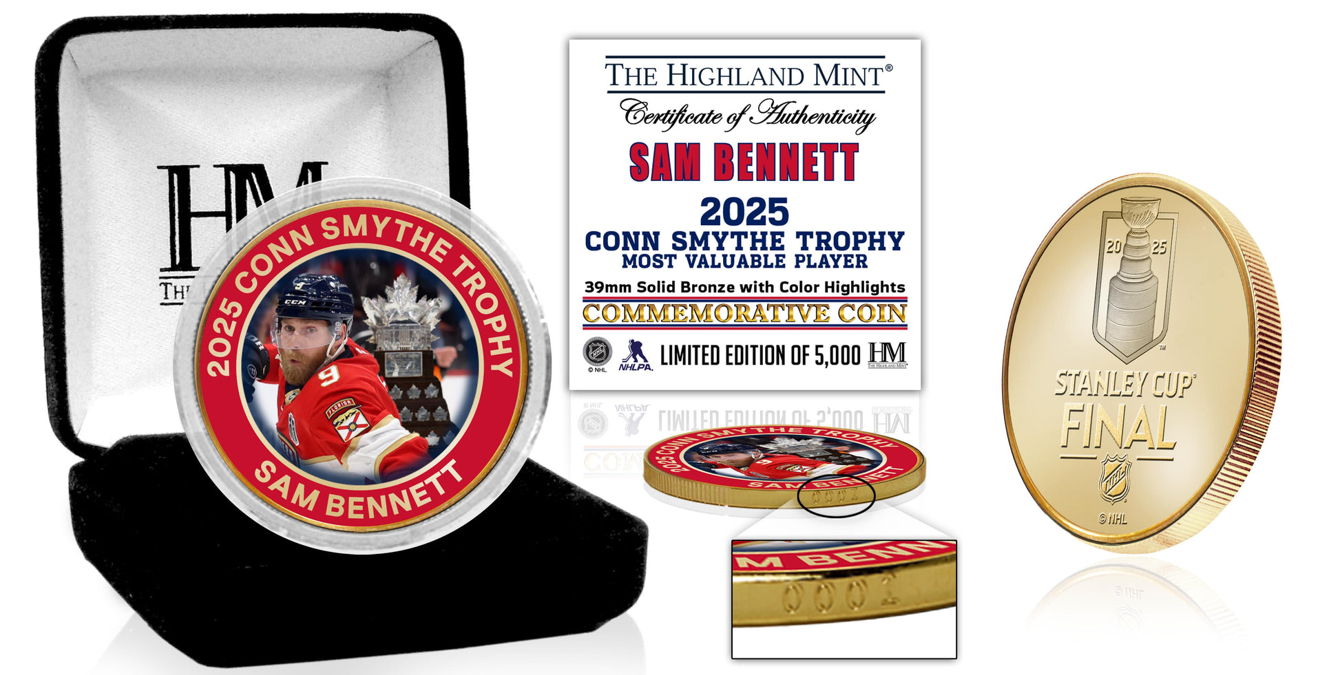 2025 Florida Panthers Conn Smythe Award Bronze Color Coin
