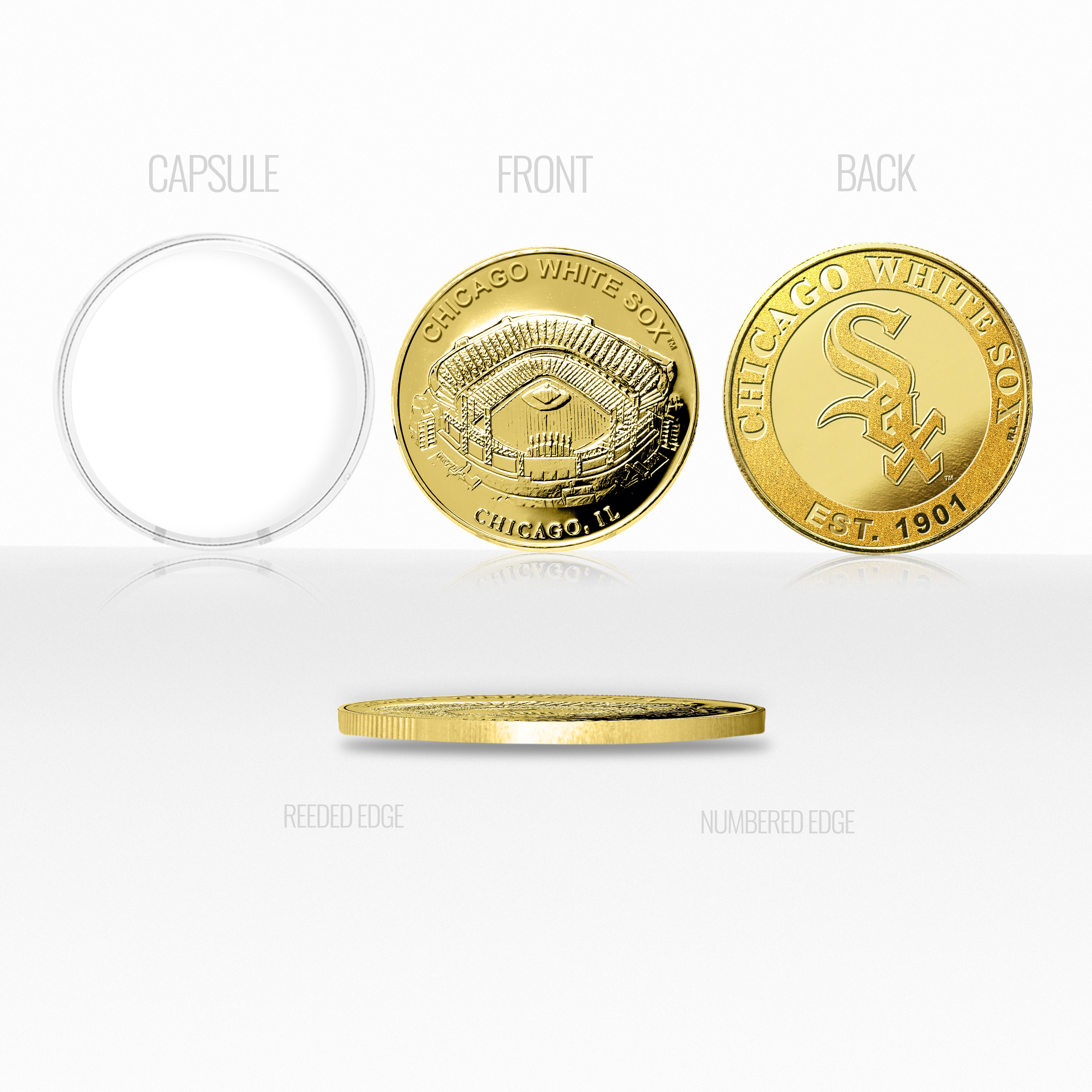 Chicago White Sox Stadium Gold Mint Coin