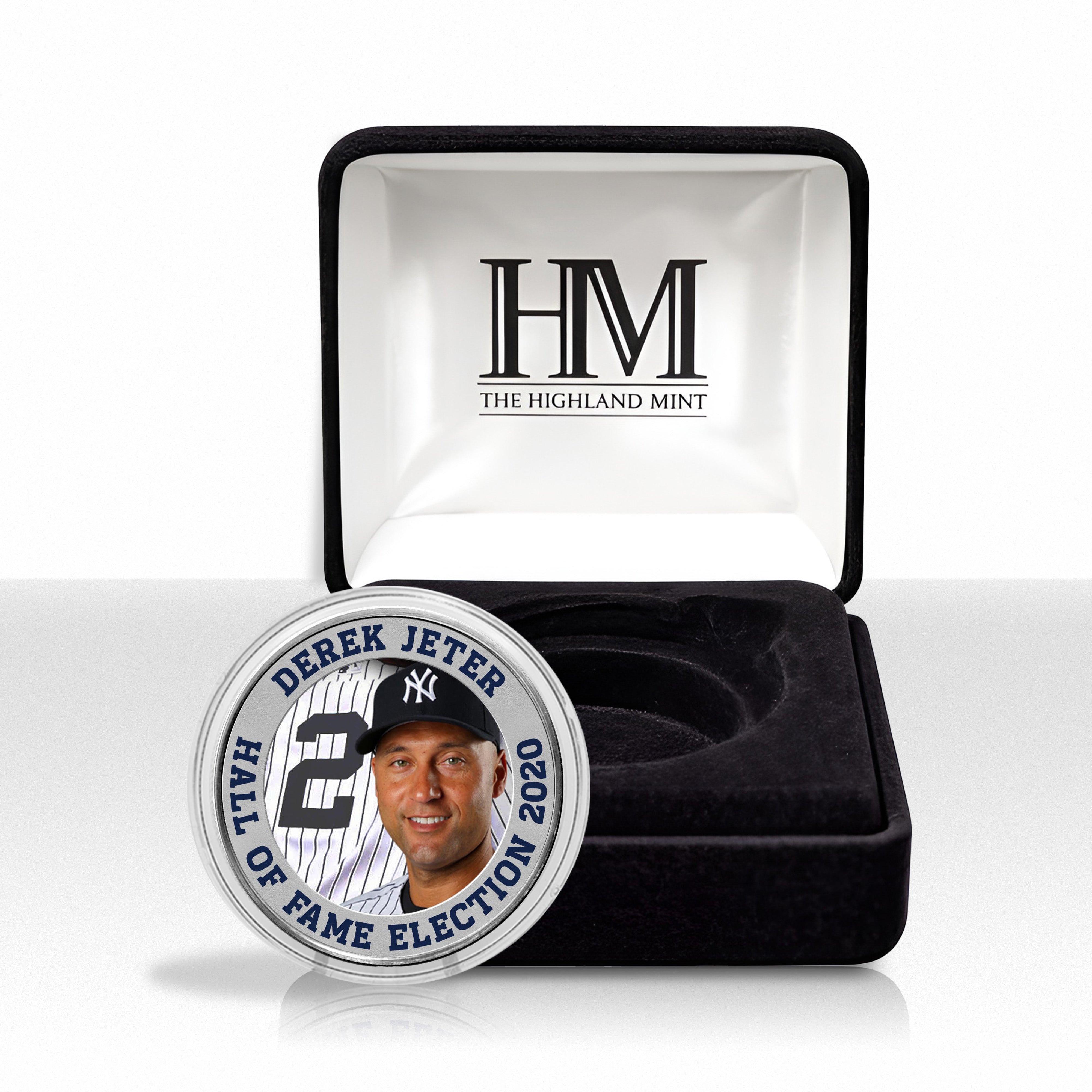 Derek Jeter 2020 HOF Color Silver Coin