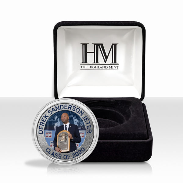 Derek Jeter Induction Day Silver Mint Coin