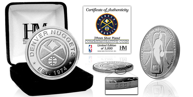 Denver Nuggets 2024 Silver Mint Coin - Coins
