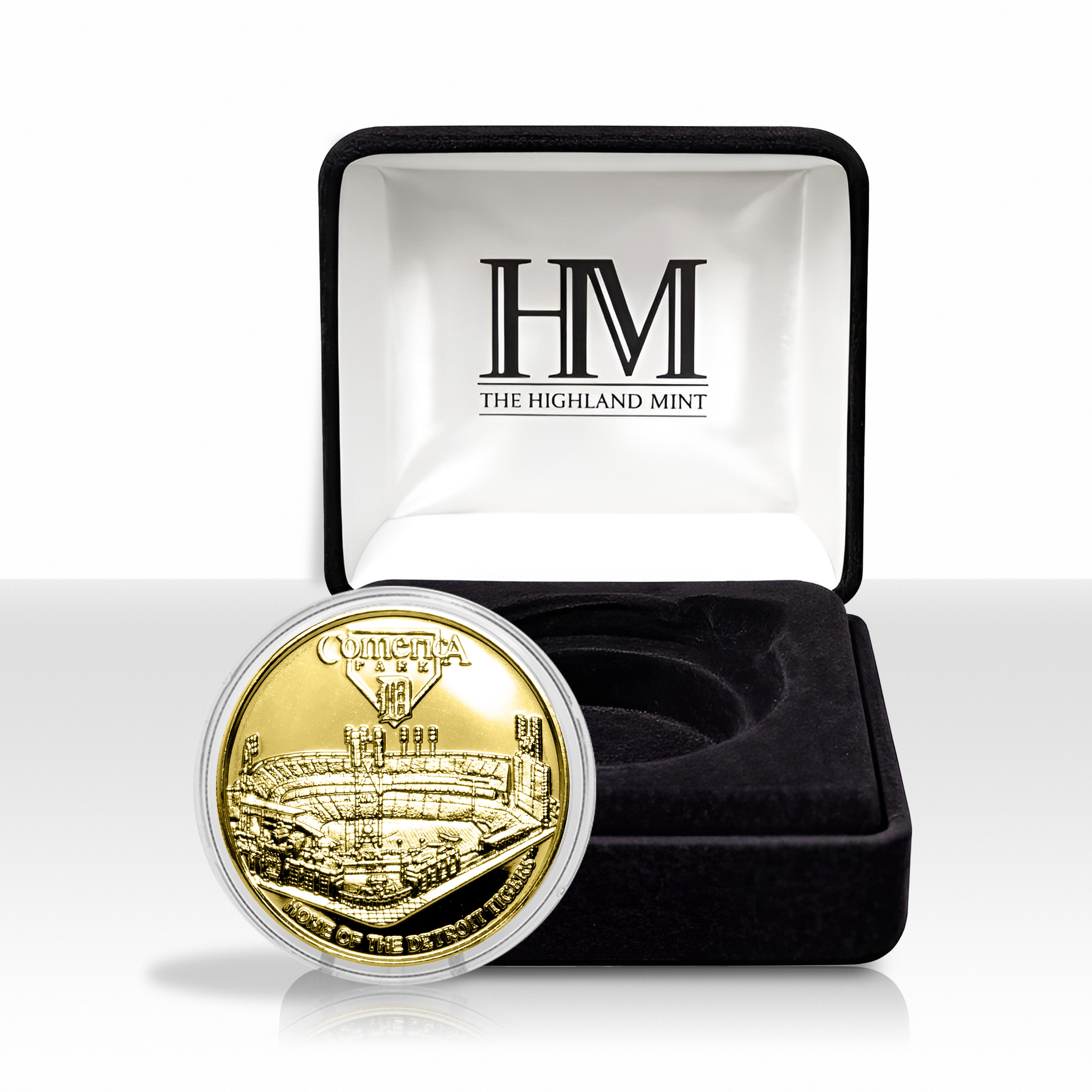Detroit Tigers Stadium Gold Mint Coin
