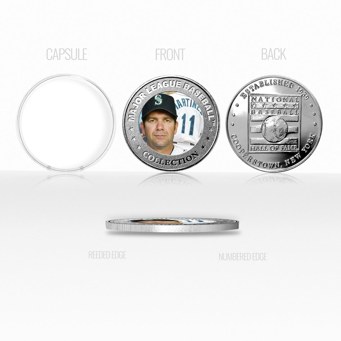 Edgar Martinez Hall of Fame 2019 Silver Mint Coin