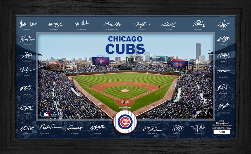Chicago Cubs 2025 Signature Field Frame