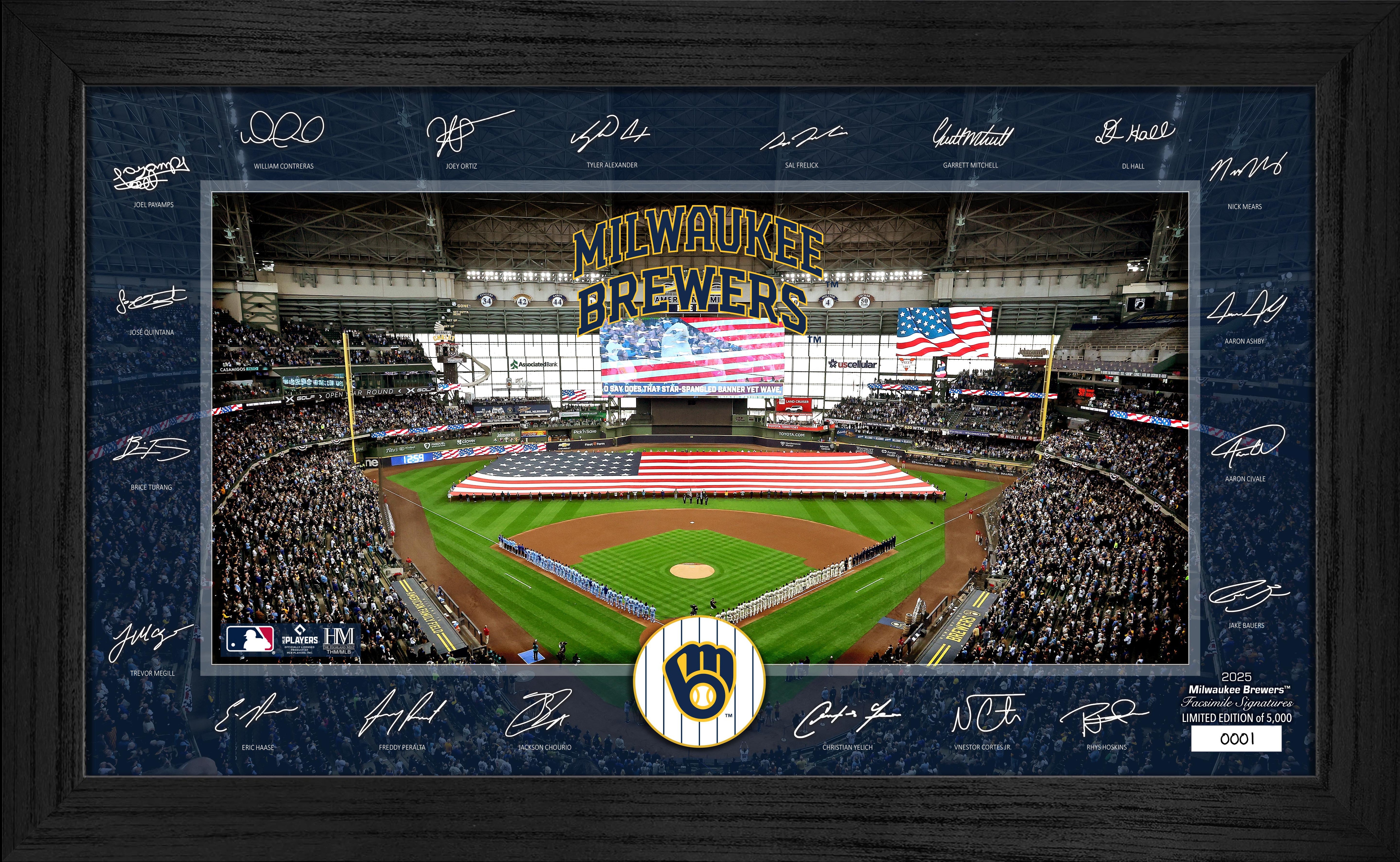 Milwaukee Brewers 2025 Signature Field Frame