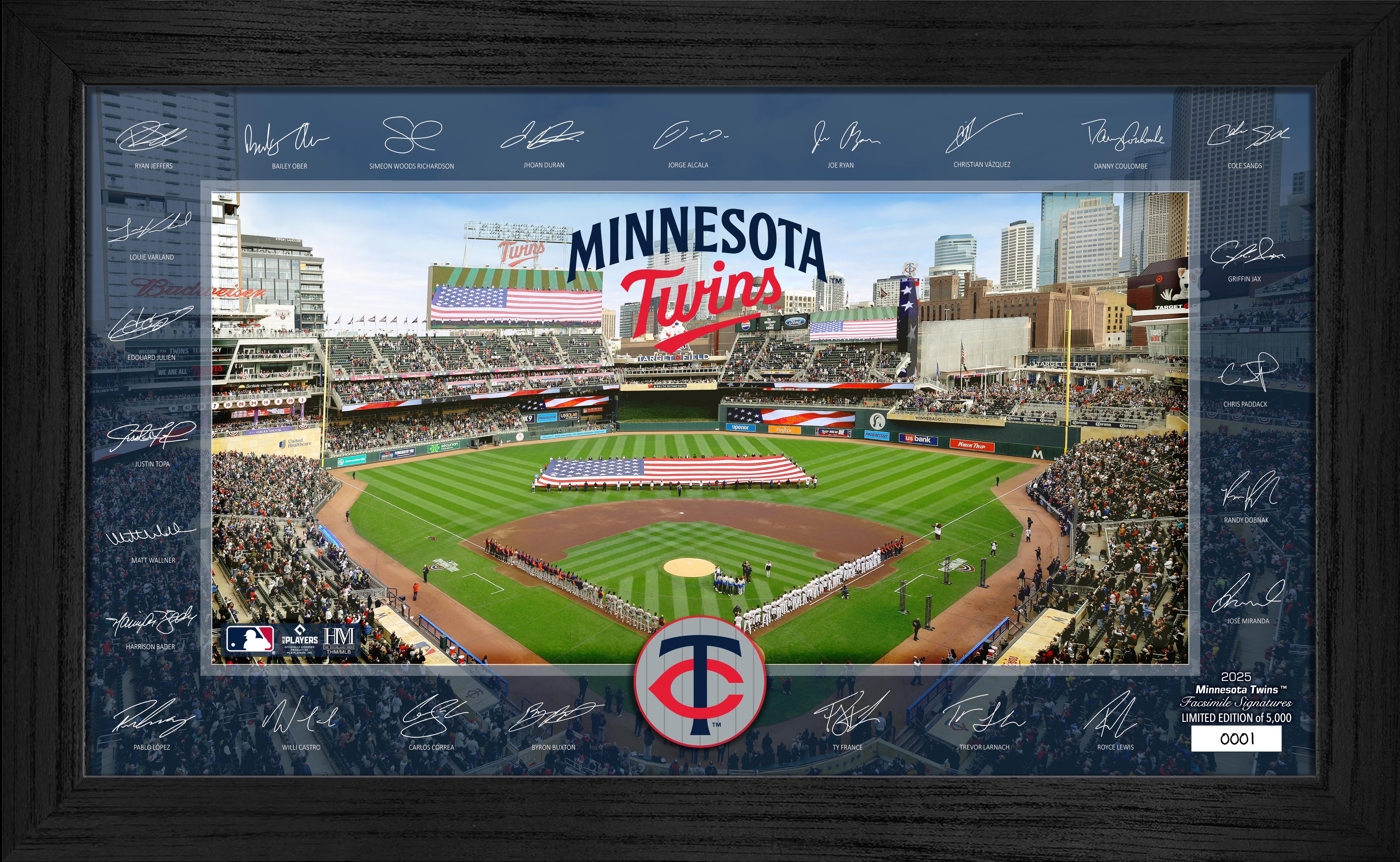 Minnesota Twins 2025 Signature Field Frame